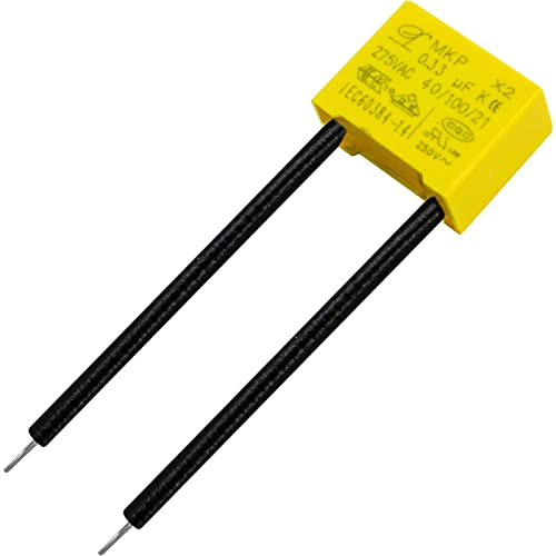 Lumonic MKP Entstörkondensator für LED Lampen 0,33µF | 275V AC Spannung X2 Kondensator gegen Flackern | LED Entstörer Kondensator 330nF