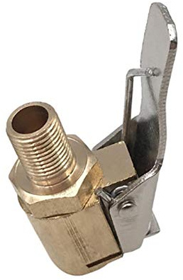 Bavokon Car Connector Clamp Car Tyre Air Pump Chuck Clip,Brass Air Pump Clip,Car Pump Accessories Thread Nozzle Adapter,Car Truck Tyre Tire Connector For Car Truck