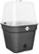Elho Green Basics Pot De Culture Carré Allin1 15 - Pot De Fleurs pour Culture & Récolte - Ø 15.0 x H 12.1 cm - Noir/Living Noir