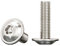 Drenky Viti a Testa Bombata con Esagono Incassato e Flangia M8x25mm,10 Pezzi Bullone Meccanico Acciaio Inox A2 V2A Viti Completamente,Filettatura Completa Metrica