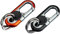 2 Pièces Mousqueton Porte Clef Voiture, Anneau Porte Clé, avec 4 Porte-Clés, Mini Mousqueton Comme Cadeau d'Affaires pour Homme et Femme pour Voyage Camping