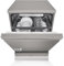 LG DF355FP - Lavavajillas con Tecnología QuadWash, Sistema EasyRack, Cestos Flexibles, Bandeja para Cubiertos, Antihuellas, Clasificación C, 14L, Inox