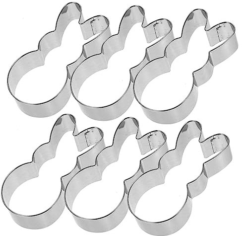 LIFKOME 6st Kaninchen-ausstecher Keksausstecher Sandwichschneider Osterplätzchenstempel Hasen-stempelformen Osterei-ausstecher Häschen-ausstecher Backform Rostfreier Stahl Schneidemaschine