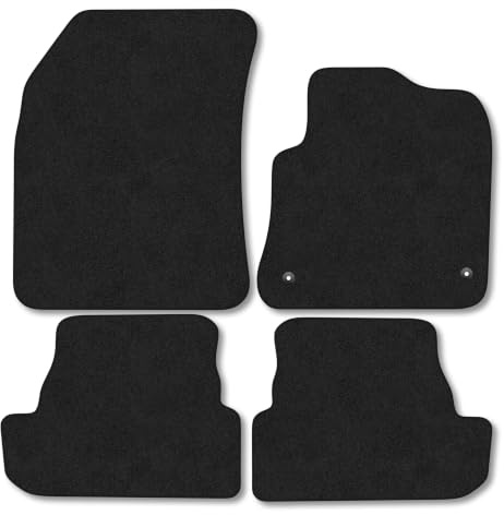 Vauxhall Grandland (2020-2024) [Plug-in Hybrid] Carpet Car Mats | Black Edge Trim Tailored Fit Floor Mats Full Coverage Protection Accessories Easy Clean Anti Slip Made in the UK