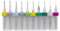 QEQSHQO Herramientas para Grabado de Joyería CNC Carpintería, 10 Pcs Set de Mini Brocas Carburo de 0,3 mm a 1,2 mm, Micro Grabado, PCB Drill Bits