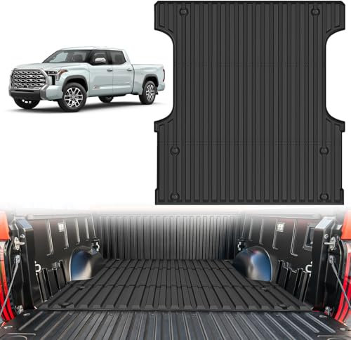 Nilight LKW-Bettmatte für Toyota Tundra, Baujahr 2022, 2023, 2024, nur passend für CrewMax mit 1,7 m Bett, Allwetter-TPE-Pickup-Betteinlage, verhindert Verrutschen oder Schäden am LKW-Bett.