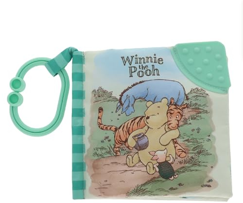 Kids Preferred Winnie The Pooh Soft Book with On The Go Clip, 5 Inches