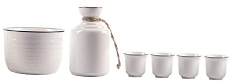 Cabilock 1 Juego Copa de Vino Japonesa Utensilios para Beber Tazas de Sake de japón beneficio Botella Japonesa té de Sake Tazas de japón Copa de Vino Artesanal Tazas de Sake japonés