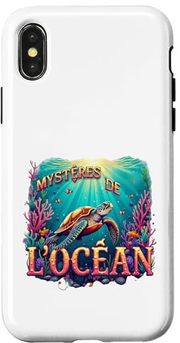 iPhone X/XS Sea Turtle in the Ocean with Corals and Fish Case