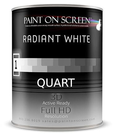 Paint on Screen Projection Screen Paint - Q001 - Radiant White