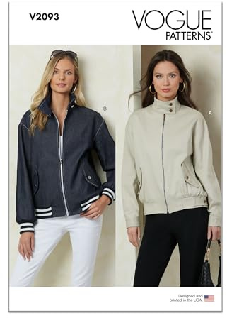 Vogue Paper Patterns V2093Y5 Misses' Jackets Y5 (18-20-22-24-26)