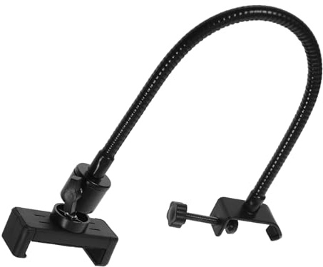 FRCOLOR Mic Stand Phone Holder Clip with Abs Material Secure Protection for 6-10cm Width Cellphone for Vloggers Musicians