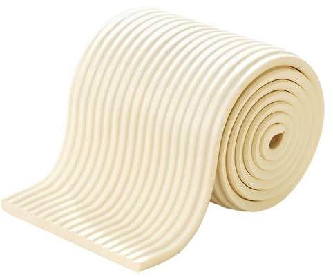 Kinderbettpolsterung für die Seiten, 79 x 8, weich, hochelastisch, verdickter NBR-Tischkantenschutz für Babys, wasserdichte Stoßstangenpolster für Kinderbetten für Wand, Tisch, Schrank, Schreibtisc
