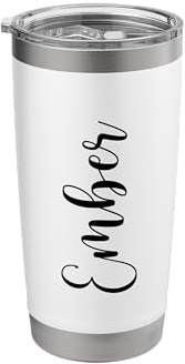 Ember Personalized Name Custom Travel Mug Stainless Steel Insulated Tumbler