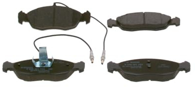 Bosch BP612 - Brake Pads Car Front Axle - 1 Set of 4 Pads | Bosch Quality - Reduced Noise and Dust - ECE-R90 Certified - Copper-Free
