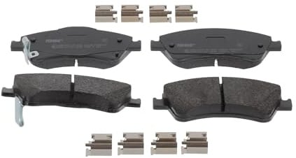 FERODO FDB4047 Bremsbelagsatz Bremsbeläge Vorne mit Zubehör Kompatibel mit TOYOTA AURIS NRE15, ZZE15, ADE15, ZRE15, NDE15