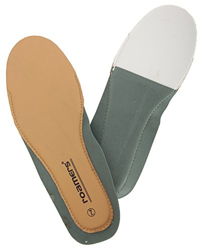 Roamers Deluxe Padded Leather Insoles (6 Pairs) (8 UK) (Green)