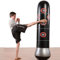 Boxsack auf Fuß, freistehend, für Fitness, Boxen, MMA, Muay Thai, Kickboxen, aufblasbar, mit Schlagzielen, perfekt 1,45 m für Kinder und Erwachsene