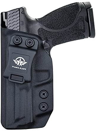 M&P 9mm Holster, M&P 2.0 Holster, Kydex IWB Holster for Smith & Wesson M&P 9mm M2.0 4/4.25 Pistol Case - Innen Bund verdeckt tragen Holster M&P 9mm 2.0 IWB Zubehör - Black-Right Hand Draw (IWB)