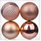 Briful 12CM Large Christmas Baubles, 4 PCS 4.7 Xmas Tree Decorations Rose Gold Christmas Bauble Decorations Hanging Ornaments for Home Festival Decor