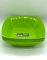ECO Durable Medium Plastic Square Bowls Set of 4 | 19cm x 19cm – Cereal Bowl for Kids | Reusable Square Bowls for Parties | BPA-Free Stackable Plastic Serving Bowls (Green, Medium 19x19cm)