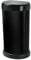 KetoPlastics 42L 42 litre KITCHEN BIN MODA TOUCH TOP LID, PLASTIC, STYLISH BIN WITH FLAT BACK (BLACK)