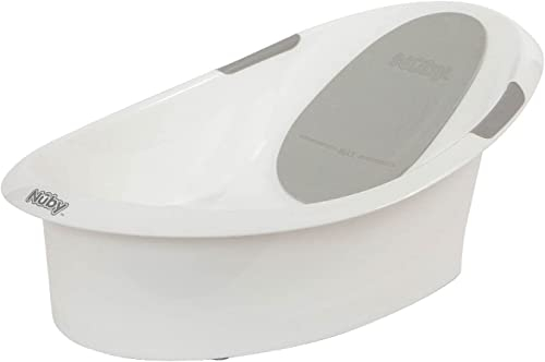 Nuby Dr. Talbot's - Baby-Badewanne mit Rückenlehne aus weiches Schaumstoff - Badewanne für Babys mit rutschfeste Griffe - 0-12 Monate
