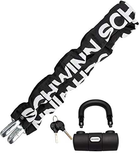 Schwinn SW80428 4 x 12mm Lock Bike, 4 Foot/12mm Chain