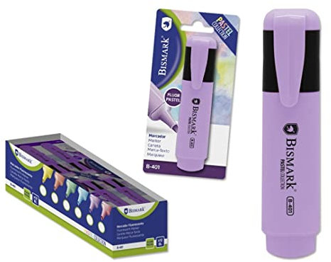 ROTULADOR FLUORESCENTE BISMARK PASTEL LILA