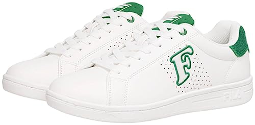 FILA Damen Crosscourt 2 NT Patch wmn Sneaker, White-Verdant Green, 39 EU