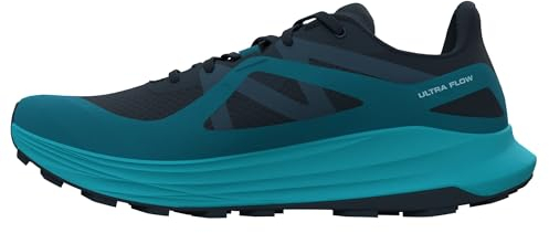 Salomon Herren Ultra Flow Hiking Shoe, Carbon Tahitian Tide Deep Dive, 46 2/3 EU