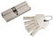Türschloss Verschiedene Größen von Türschloss Zylinderkerne 5Keys Höhe 32mm Innen- und externe doppelte Entriegelung Sicherheitstürinnere Tür Schließzylinder (Color : Length 120mm)