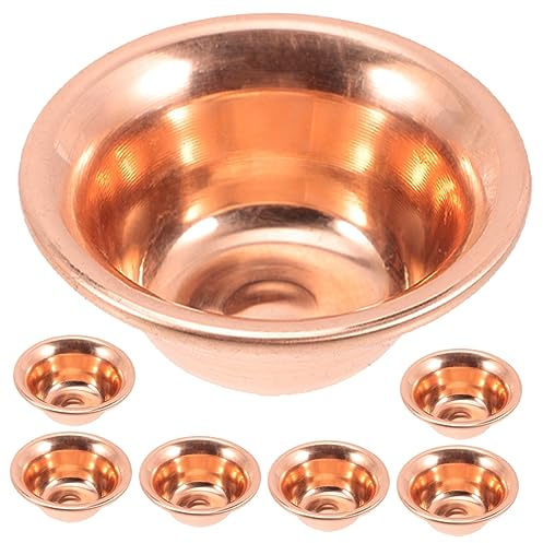 OFFSCH 7pièces Bol De Prière Ensemble Pour Offrandes Récipient De Décoration Spirituelle Pour Maison Bol Pour Eau Rouge
