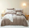 Freyamy Housse de Couette Flanelle 220x240cm Kaki Peluche Parure de lit 2 Personne Velours Hiver Chaude avec Fermeture à Glissière Doux Polaire Sherpa Linge de lit avec 2 Taie d'oreiller 65 x 65cm