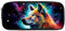 chaqlin Federmäppchen mit großer Kapazität für High School Office College Student Pencil Box Case, Galaxy Night Wolf, Münzfach