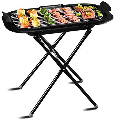 TEmkin Soporte para Parrilla de Barbacoa, Utensilios de Cocina para Parrilla, Paellera Antiadherente de Grado Restaurante con Fondo Compuesto