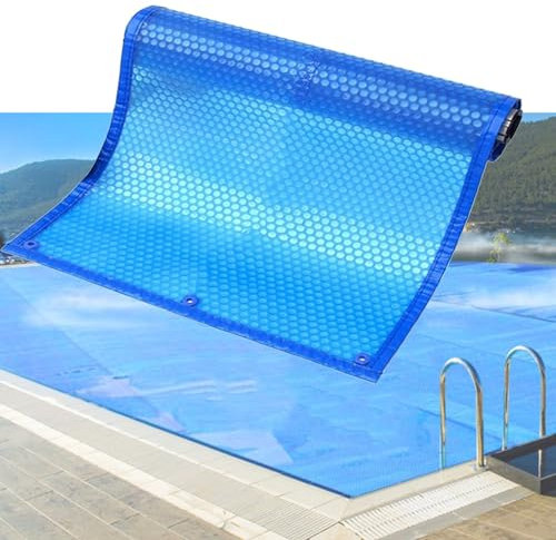Pool Solarplane Poolheizung Große Solar-Poolabdeckungen für Rechteckige Unterirdische Pools Und Oberirdische Pools, 16 Mil 16 Mil Dick Bubble Hot Tub Schwimmbäder Abdeckung ( Size : 4m x 10m(13ftx33ft