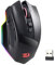 Redragon M813 PRO 3-Mode RGB Gaming Mouse with 4D Dual Mode Scroll Wheel, Optical Ergonomic Gamer Mouse with Max 26,000DPI, Pro Precision Sensor 3395, 7 Macro Buttons, Software Supported