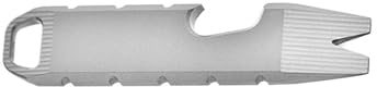 YHZNAGEM Mini Titan EDC Stemmeisen EDC Werkzeug EDC Werkzeug vielseitiges Hebelwerkzeug Flaschenöffner Schraubenschlüssel für Outdoor Multi Tool Camping Zubehör (Sandblasting)
