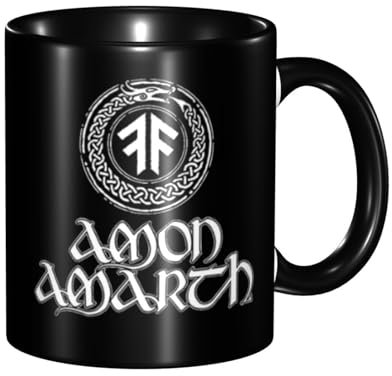 Amon Amarth Kaffeetasse aus Keramik mit Henkel für Büro und Zuhause, originelle Tasse, lustige Kaffeetasse