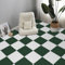 Self Adhesive Floor Tile Vinyl Flooring Peel and Stick for Kitchen Bathroom Living Room Bedroom Waterproof Green White Lino Flooring 30X30cm 10pcs