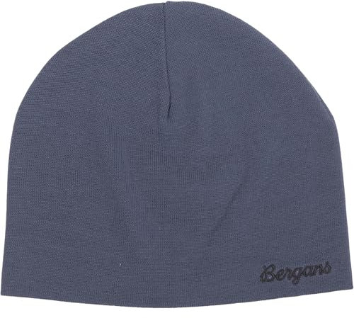 Bergans Unisex Allround Thin Merino Mütze, Granite Blue, ONE Size