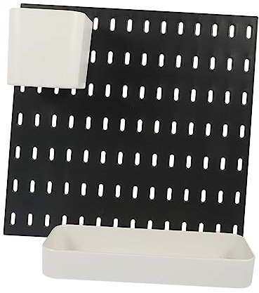 iplusmile 1 Jeu Cadre Décoratif En Panneau Perforé Décor Pour Le Bureau Présentoir En Panneau Perforé Trousse De Rangement D'outils Utilitaires Support D'étagère Étagères Murales Abdos