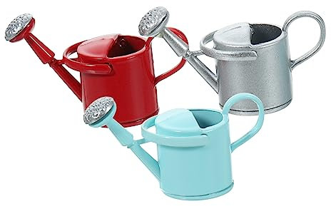 TOYANDONA 15 Pièces Plantes D'intérieur Jouets Éducatifs Jardinage Arrosoir Récipients D'arrosage Bouilloire Décoration De Esthétique Arrosoirs Seau d'eau De Jardin Alliage