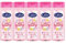 Fun Edition Bath & Shower Cream 500ml - Love Hearts - Suitable For All Skin Types - Suitable For All Skin Types - Fragrance: Love Hearts - Pack Of 5