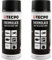 TECPO Thermolack Spray Dose 2X 400ml Auspufflack Autolack Ofenlack Bremssattellack hitzebeständig bis 800°C schnell trocknend Auto Lackspray Schwarz Matt schützt Motor und Auspuff vor Rost (2er-Pack)