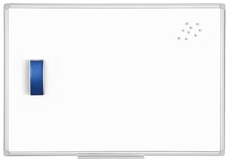 WONDAY - Tableau Blanc Magnétique 45 x 60 cm avec support à feutres