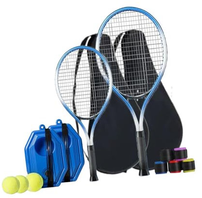 Dickly Palla da Tennis con Corda Leggera e Pratica, Strumento di Allenamento per Il Tennis, per Parco Giochi, Giardino, 1adulti 1bambini