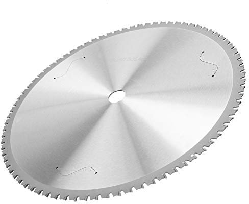 Hoja de Sierra Circular Disco de Corte de Metal 80T Acero de Alta Velocidad 355 X 2,6 X 2,0 X 25,4 Mm Accesorios Profesionales para Uso
