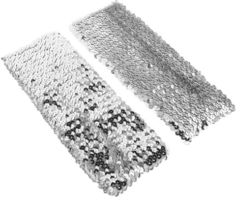 GALPADA 1paar Glitzernde Dehnbare Armstulpen Für Damen Funkelnde Pailletten Ellenbogenärmel Für Cosplay Und Halloween Kostümzubehör